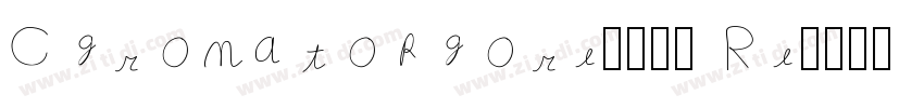Chromatophore1504 Re字体转换